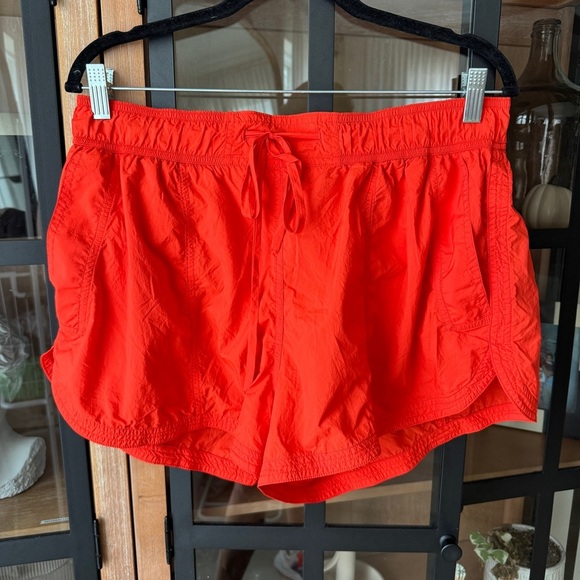 Daily Practice Anthropologie shorts base jump workout hiking cargo tangerine - Picture 6 of 11